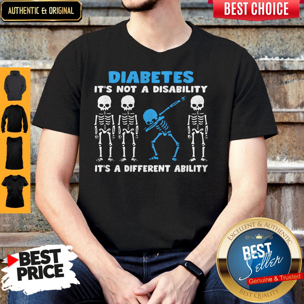 Official Diabetes It's A Different Ability Shirt