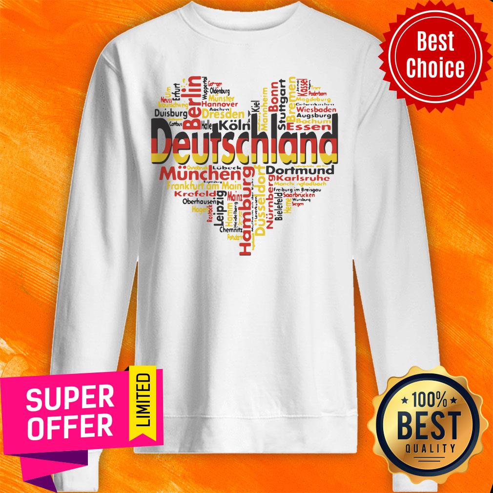 Top Germany Deutschland Heart Citie Shirt - Image 5