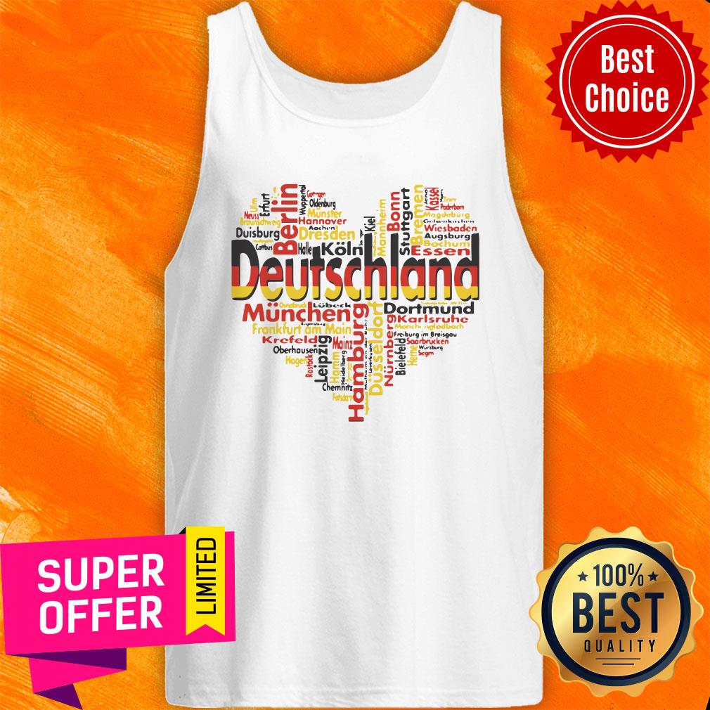 Top Germany Deutschland Heart Citie Shirt - Image 4