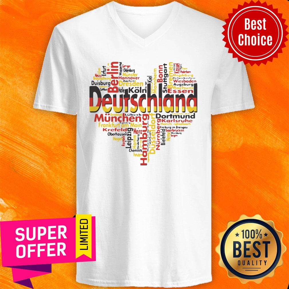 Top Germany Deutschland Heart Citie Shirt - Image 3