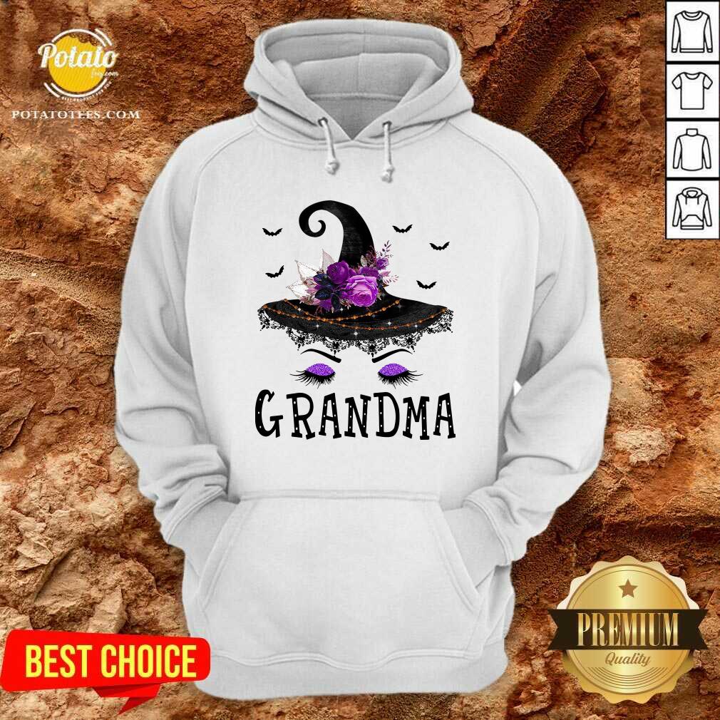 Pretty Grandma Witch Hat Halloween Shirt - Image 5
