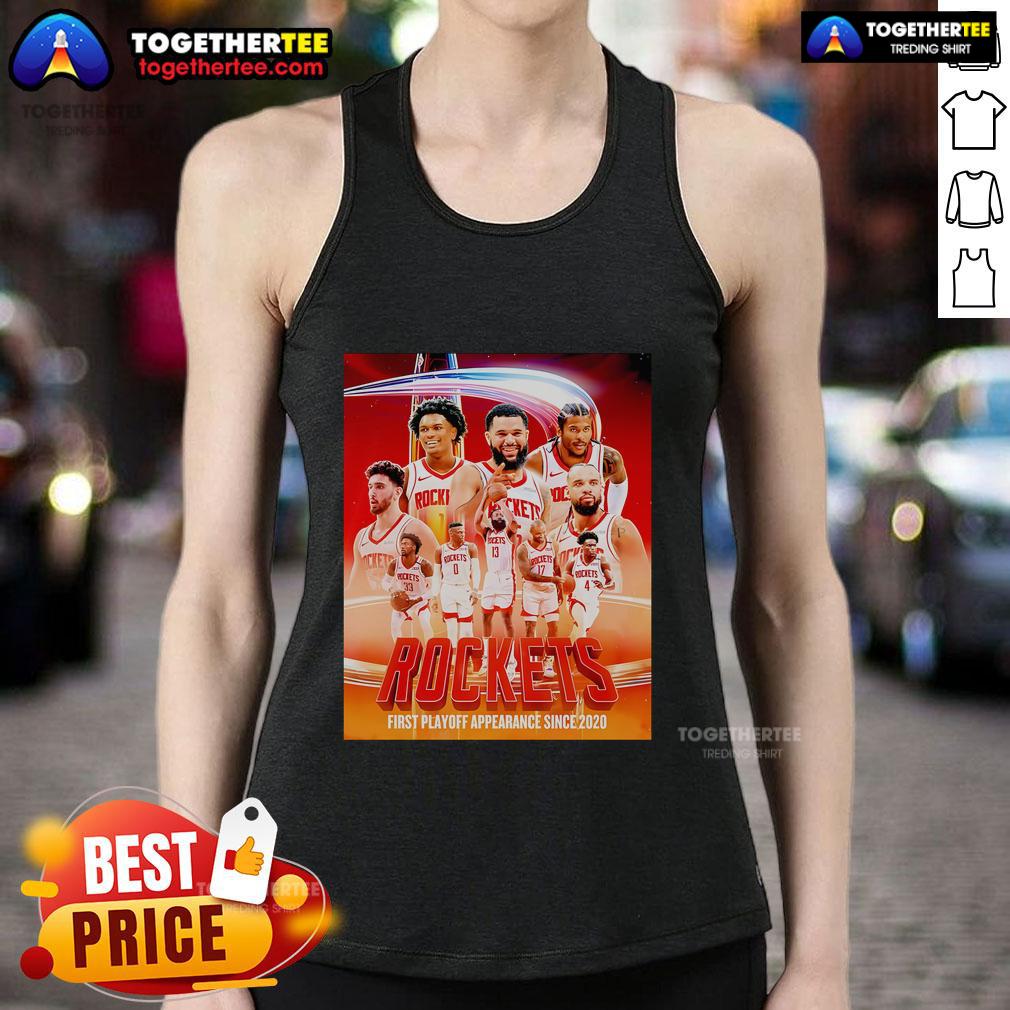 Top Houston Rockets First Playoff Appearance Since 2020 Poster T-Shirt - Image 4