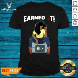 Sweet Earned It Bachelor Of Civil Engineering Bce Black Graduate Shirt