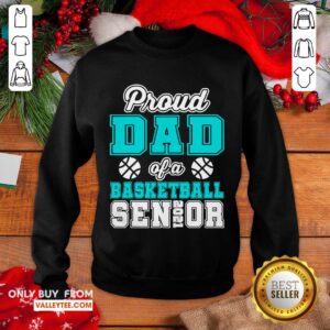 Alternative view of Beautiful Proud Dad Of A Basketball Senior High School College Shirt