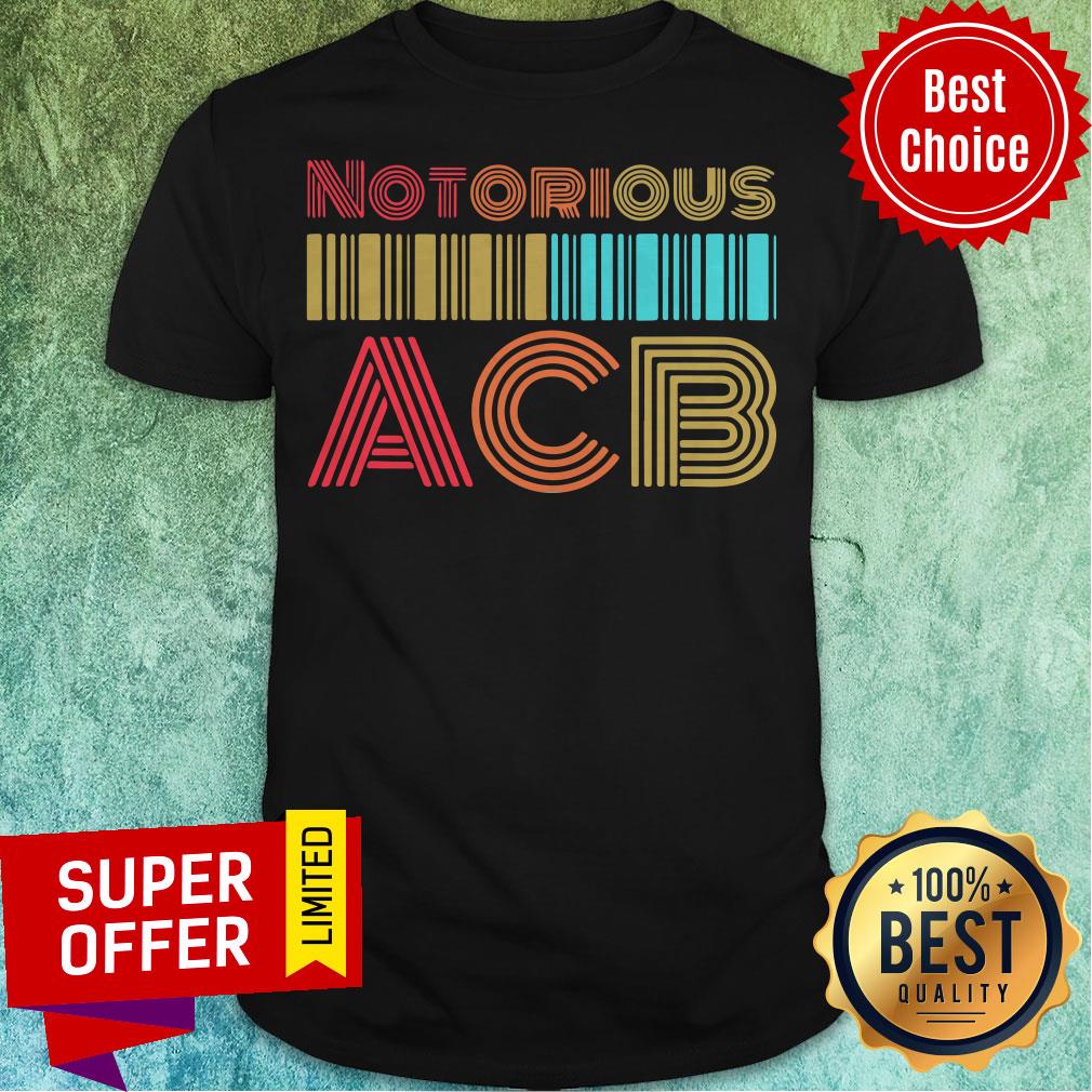 Nice Vintage Retro Amy Coney Barrett Notorious ACB Fill That Seat Shirt