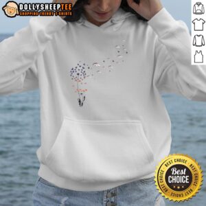 Alternative view of Top Dandelion Flower Denver Broncos Football Logo T-Shirt