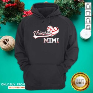 Alternative view of Happy Volleyball Mimi Heart Shirt