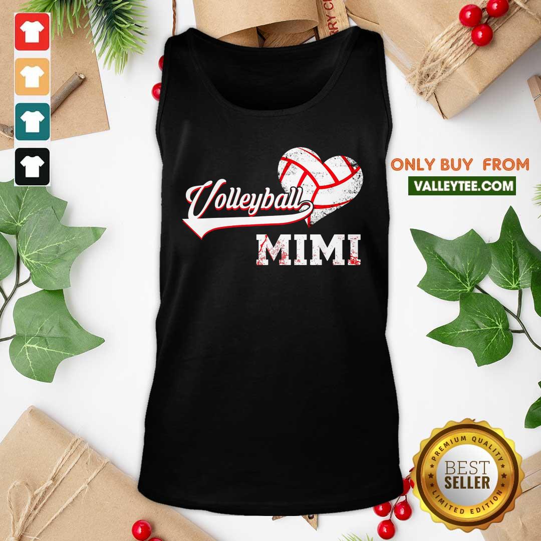 Happy Volleyball Mimi Heart Shirt - Image 4