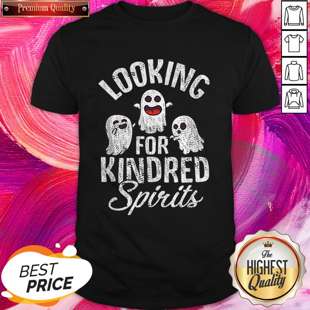 Top Ghosts Looking For Kindred Spirits Spooky Halloween Shirt