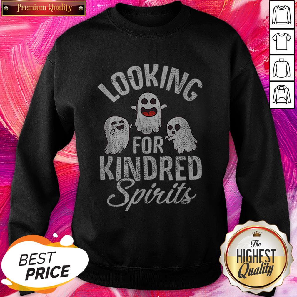 Top Ghosts Looking For Kindred Spirits Spooky Halloween Shirt - Image 2