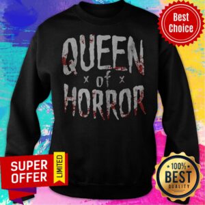 Alternative view of Top Queen Of Horror Shirt