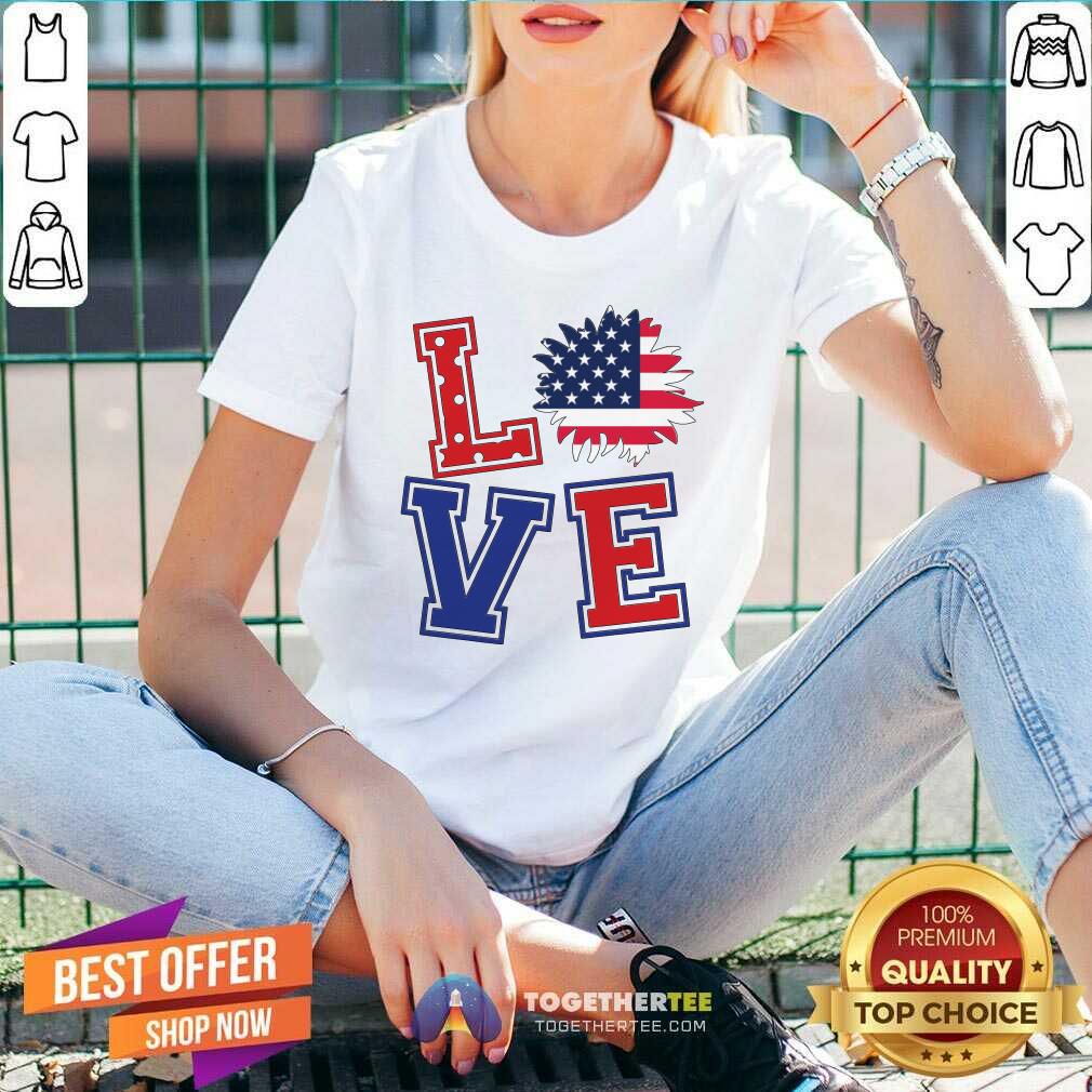4th July Love Sunflower Shirt - Image 4