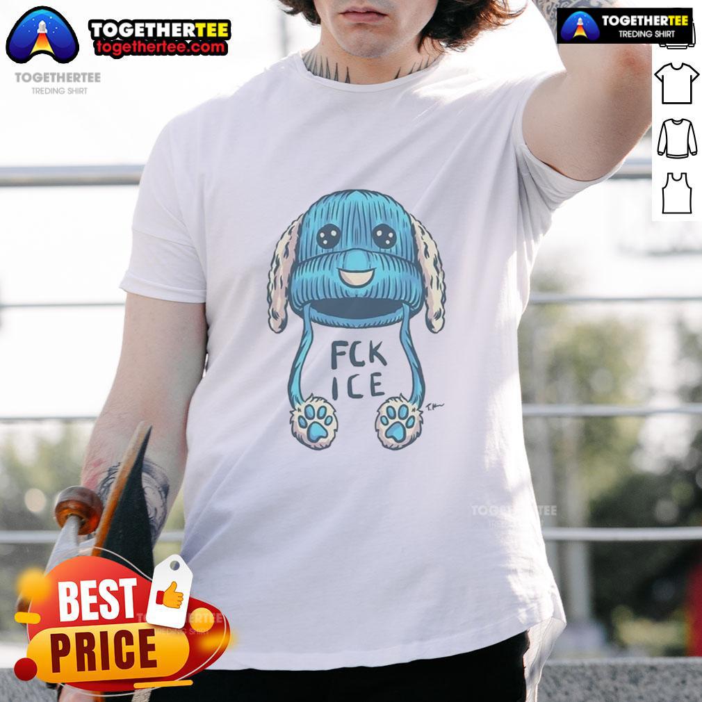 Awesome Travis Knight Fuck Ice Blue Beanie T-Shirt
