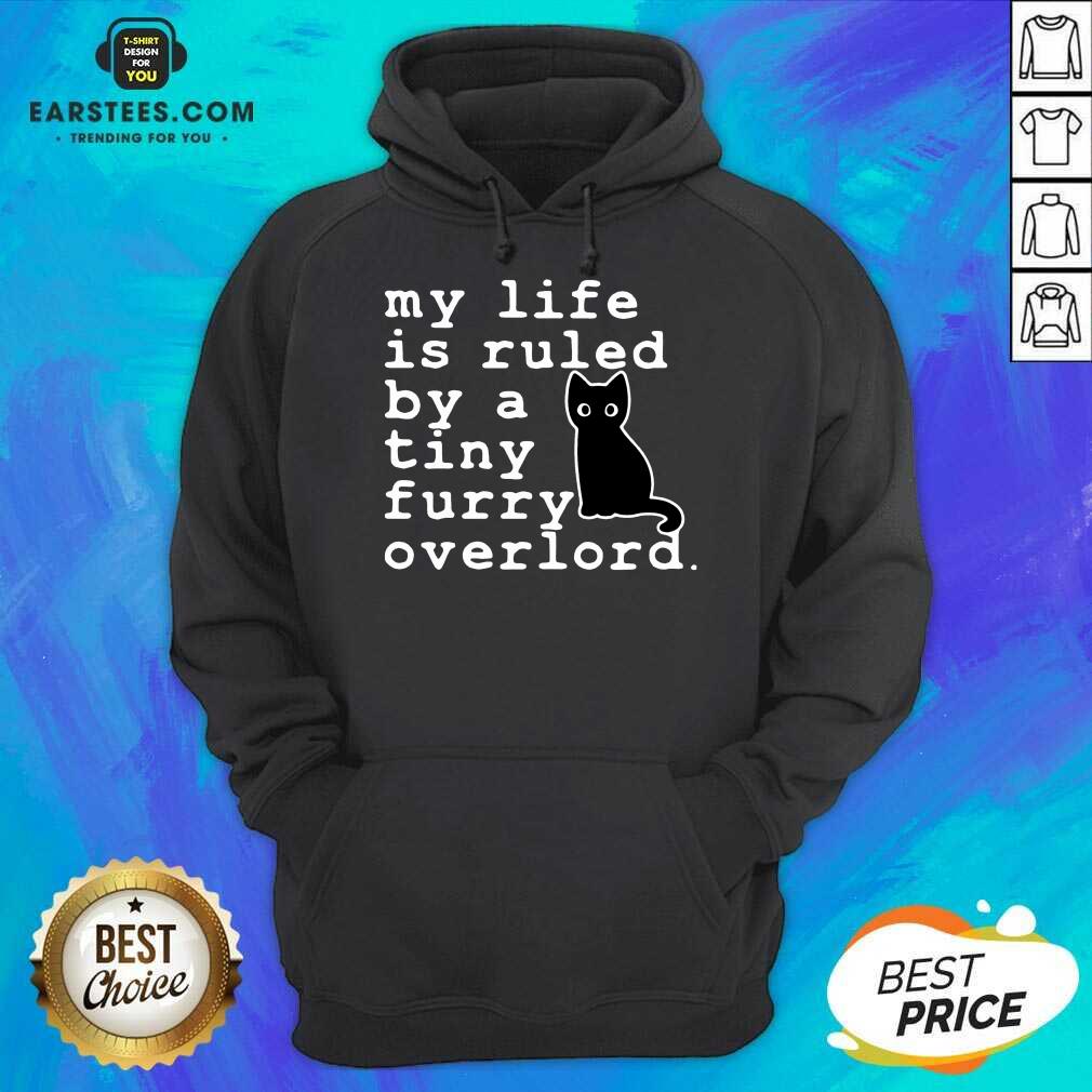Hot Black Cat Life Tiny Furry Overlord Shirt - Image 4