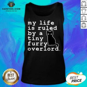 Alternative view of Hot Black Cat Life Tiny Furry Overlord Shirt