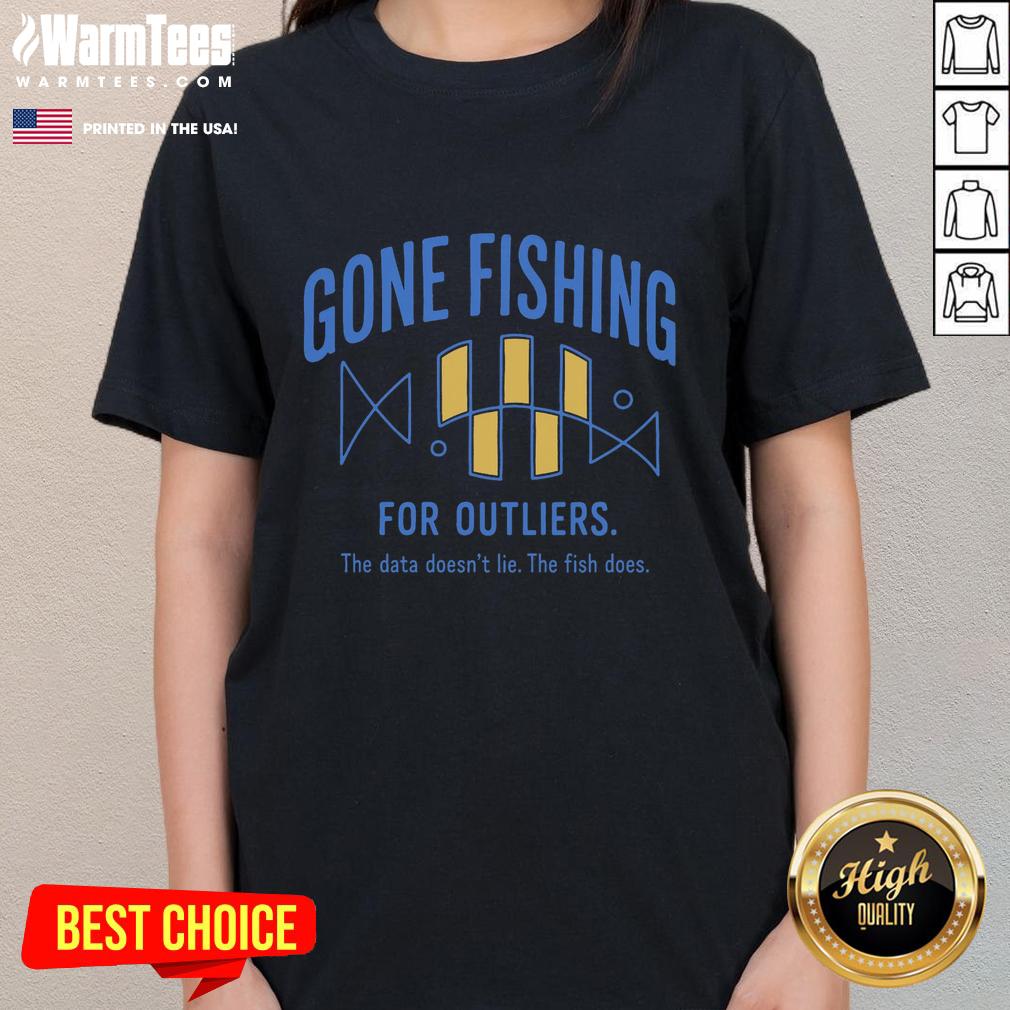 Official Gone Fishing For Outliers T-Shirt - Image 3