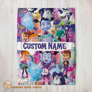 Perfect Happy Vampirina & Friends Blanket Fleece Customized Blanket