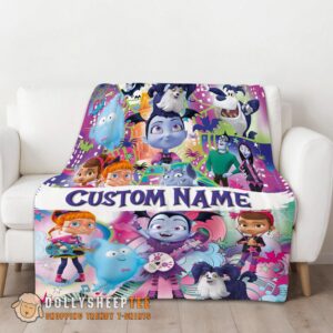 Alternative view of Perfect Happy Vampirina & Friends Blanket Fleece Customized Blanket