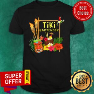 Tiki Bartender Hawaii Coktail Shirt