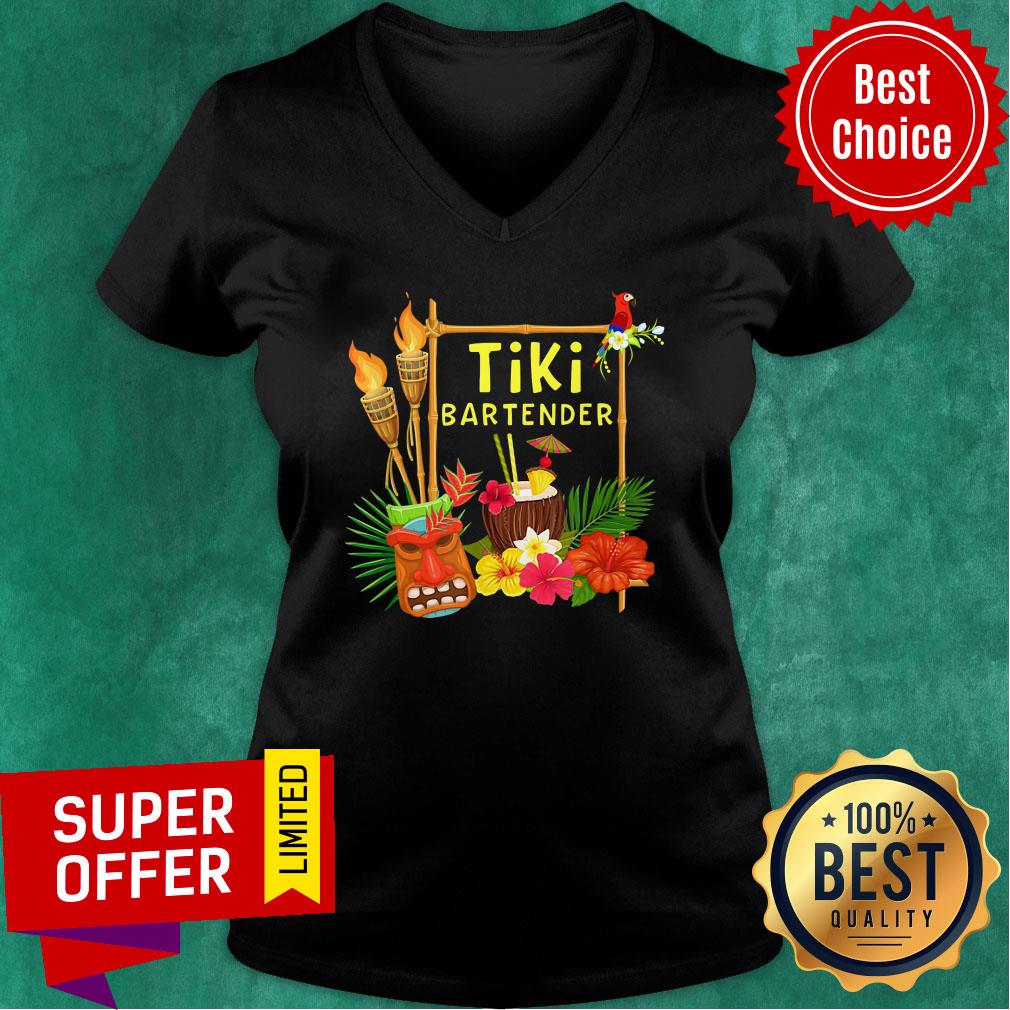 Tiki Bartender Hawaii Coktail Shirt - Image 2