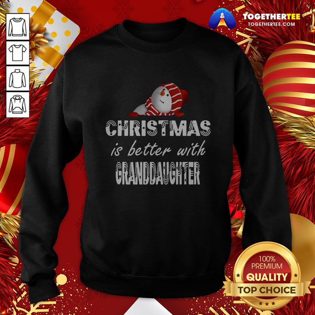Good Christmas Is Better Granddaughter Shirt - Image 4