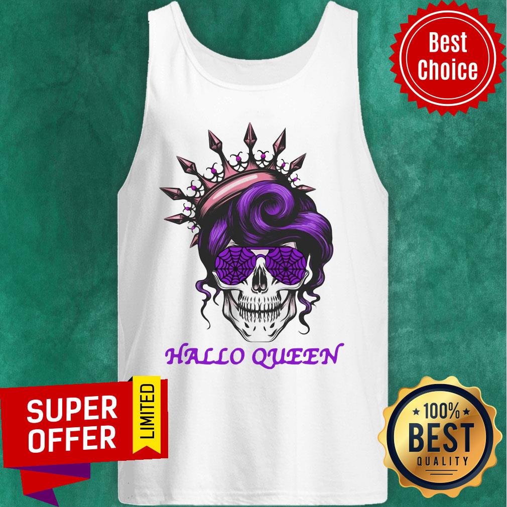 Sugar Skull Hallo Queen Shirt - Image 4