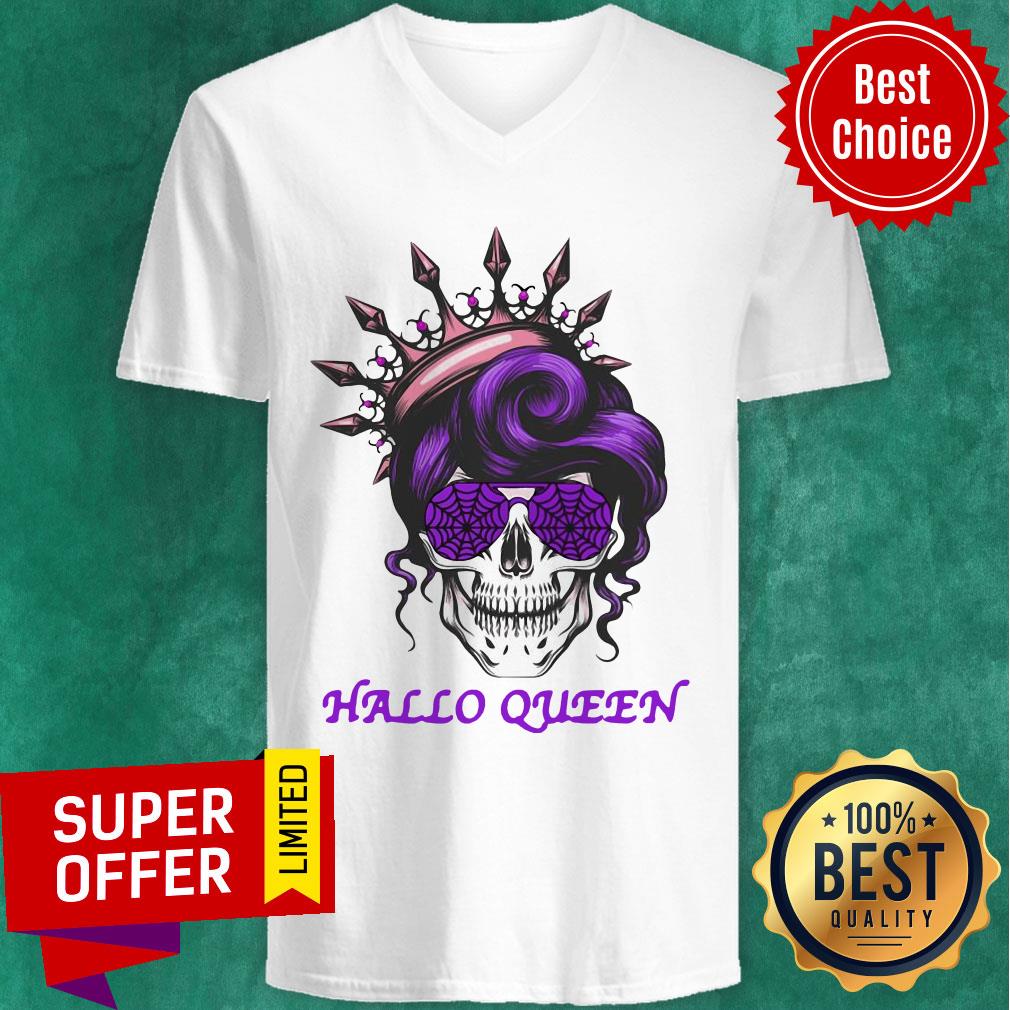 Sugar Skull Hallo Queen Shirt - Image 3