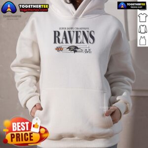 Alternative view of Nice Baltimore Ravens Super Bowl Champions XLVII T-Shirt