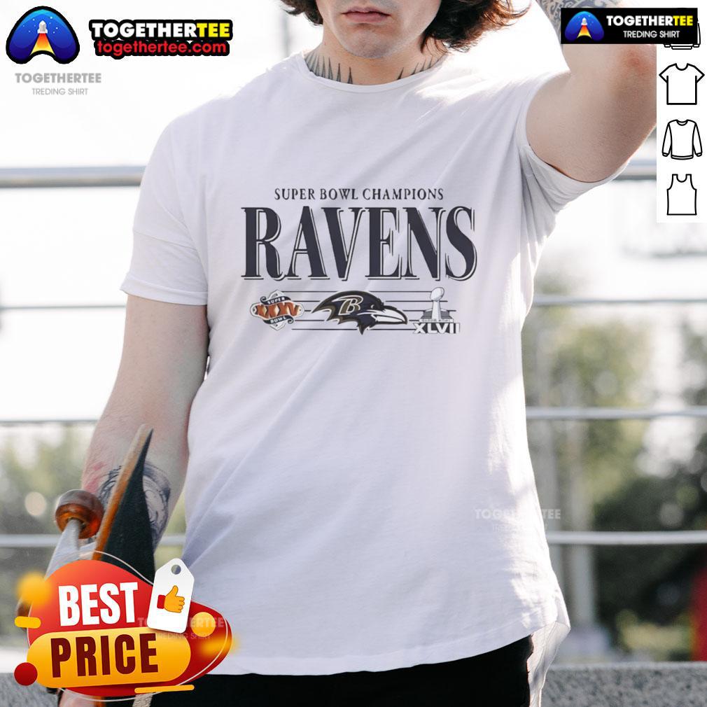 Nice Baltimore Ravens Super Bowl Champions XLVII T-Shirt