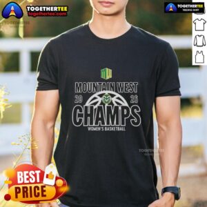 Official Colorado State Rams Mountain West Championship Women's Basketball T-Shirt