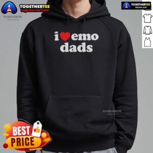 Alternative view of Top I Heart Emo Dads T-Shirt