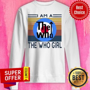Alternative view of Premium I Am A The Who Girl Vintage Shirt