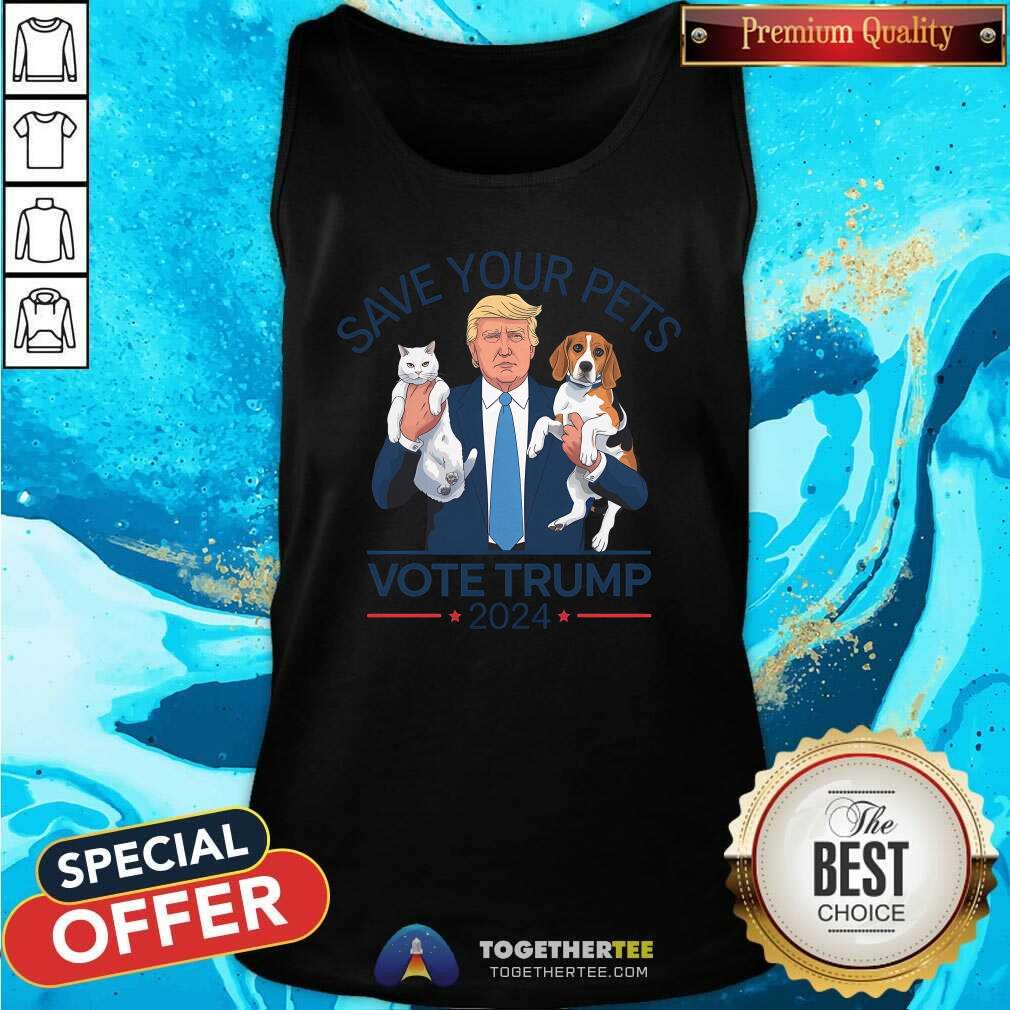 Good Save Your Pets Vote For Trump US Election 2024 T-Shirt - Image 3