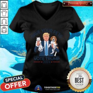Alternative view of Good Save Your Pets Vote For Trump US Election 2024 T-Shirt
