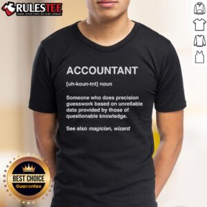 Official Accountant Wizard Definition T-Shirt