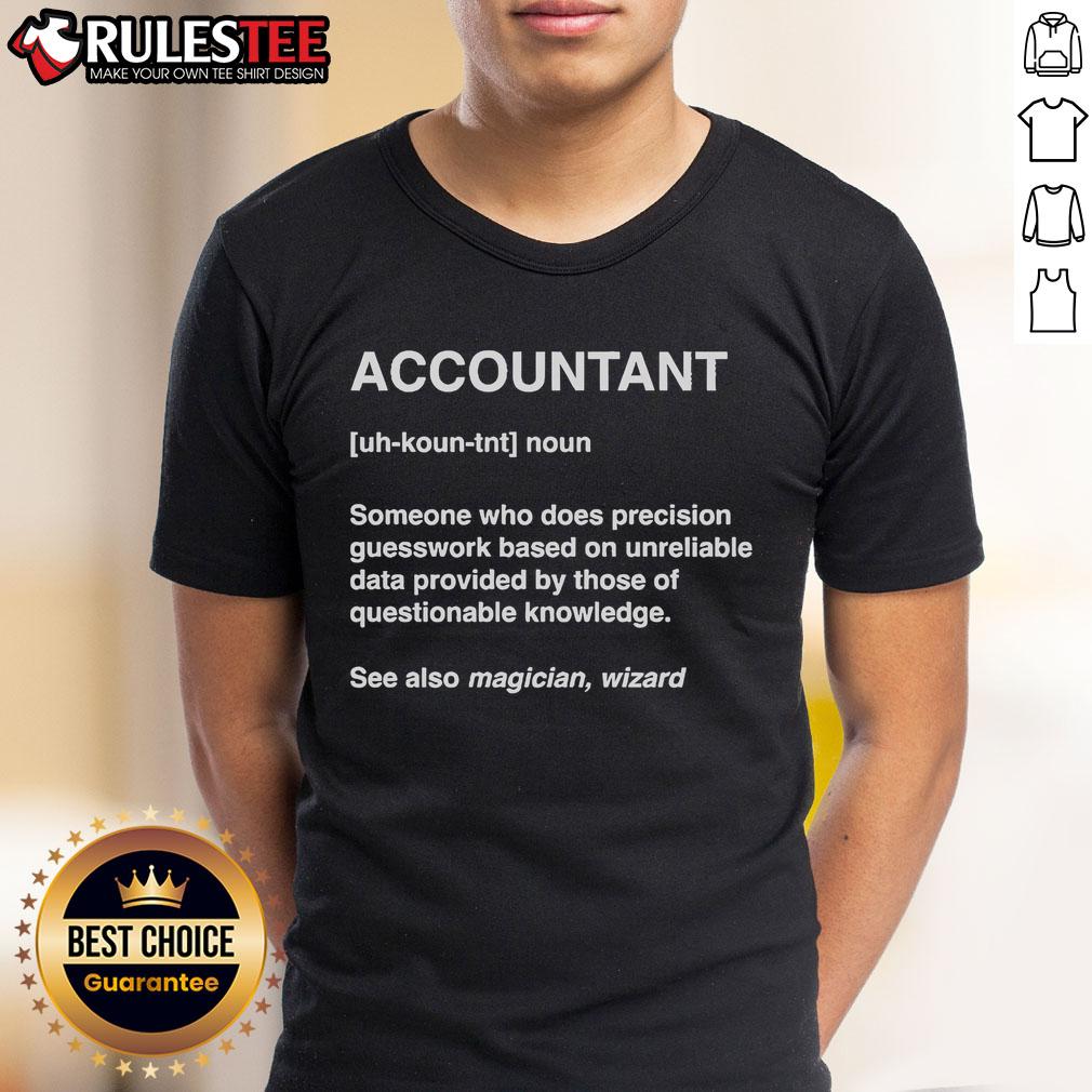 Official Accountant Wizard Definition T-Shirt