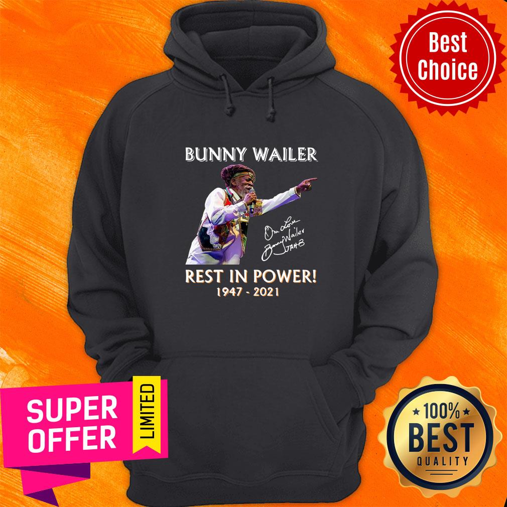 Official Bunny Wailer Rest In Power 1947 2021 Signature Shirt - Image 5