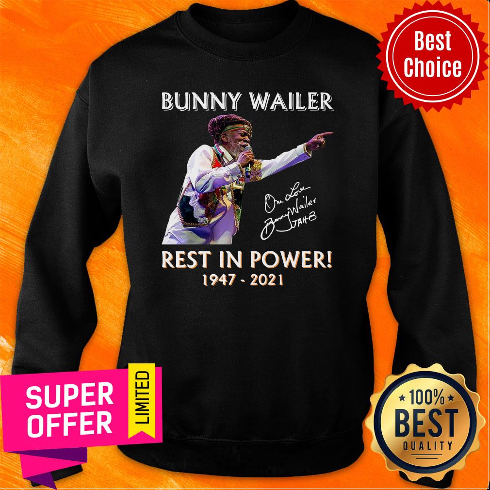 Official Bunny Wailer Rest In Power 1947 2021 Signature Shirt - Image 4