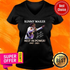 Alternative view of Official Bunny Wailer Rest In Power 1947 2021 Signature Shirt
