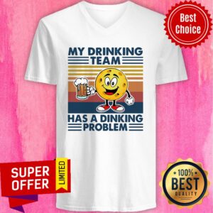 Alternative view of Nice Pickleball My Drinking Team Has A Dinking Problem Vintage Retro Shirt