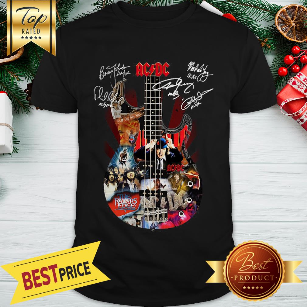 Official ACDC Guitarist Signatures Shirt
