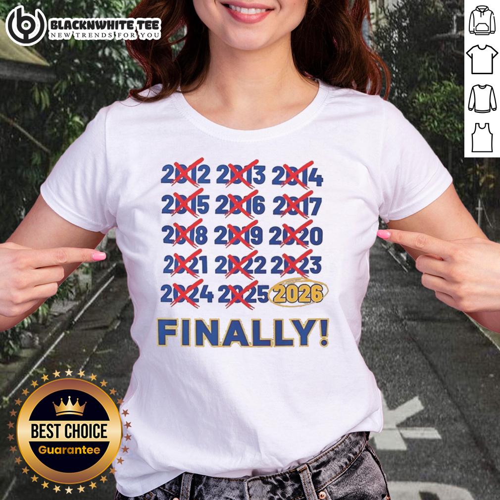 Nice Finally 2026 Buffalo Sabres NHL T-Shirt - Image 3