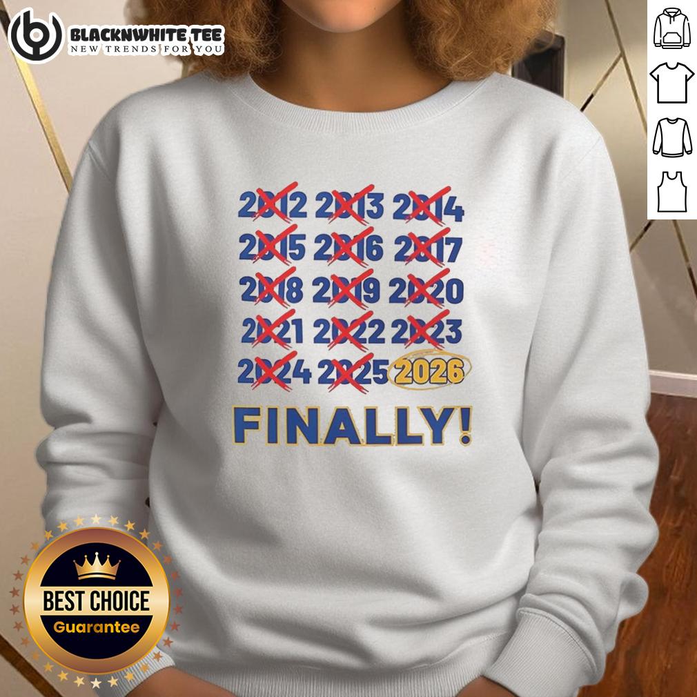 Nice Finally 2026 Buffalo Sabres NHL T-Shirt - Image 5