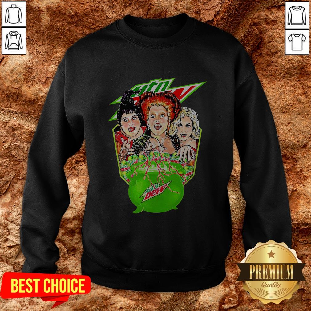Hot Halloween Hocus Pocus Mtn Dew Shirt - Image 4