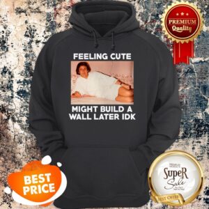 Alternative view of Nice Feeling Cute Might Build A Wall Later Idk Trump Shirt