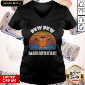 Alternative view of Chicken Pew Pew Madafakas Vintage Shirt