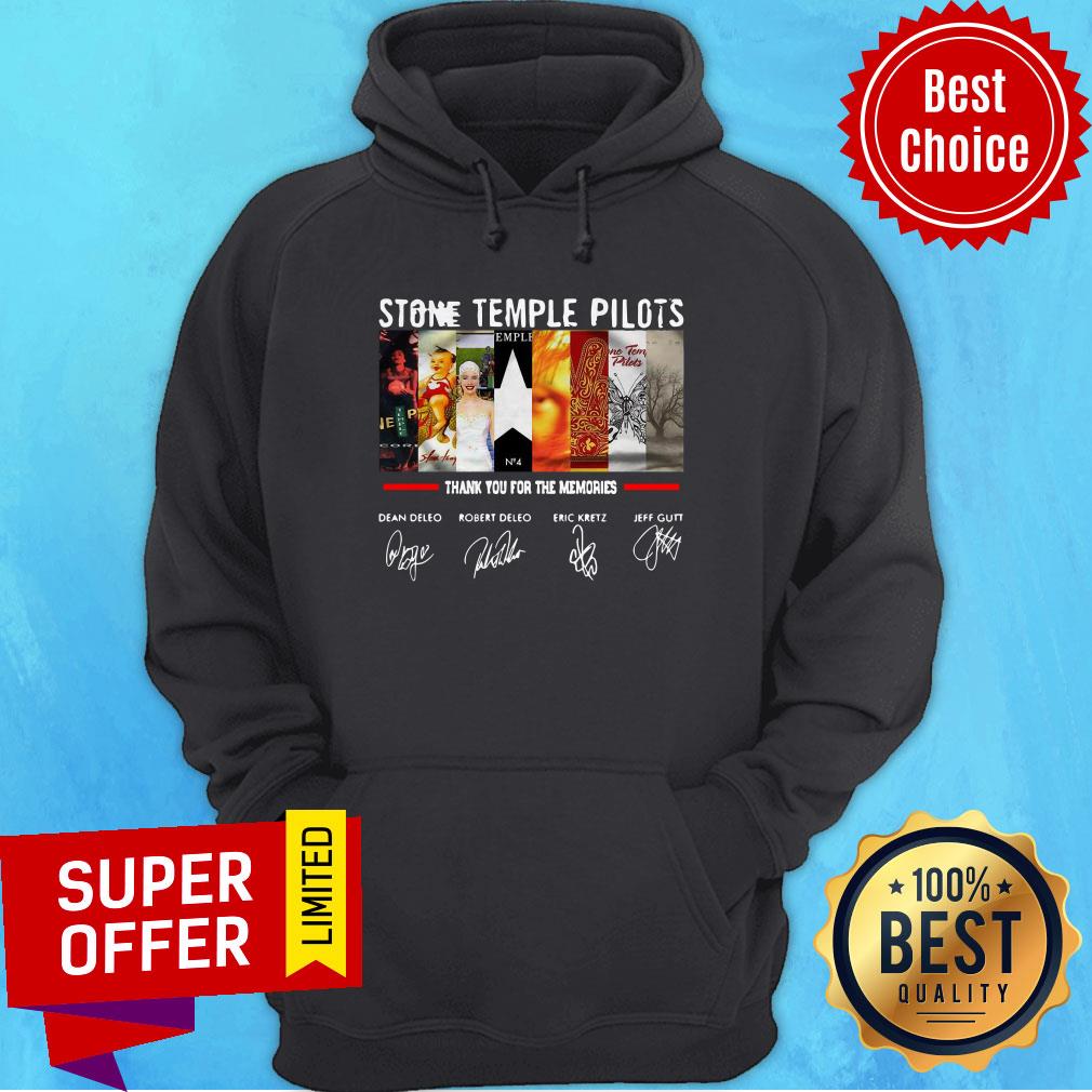 Nice Stone Temple Pilots Thank You For The Memories Signatures Shirt - Image 5