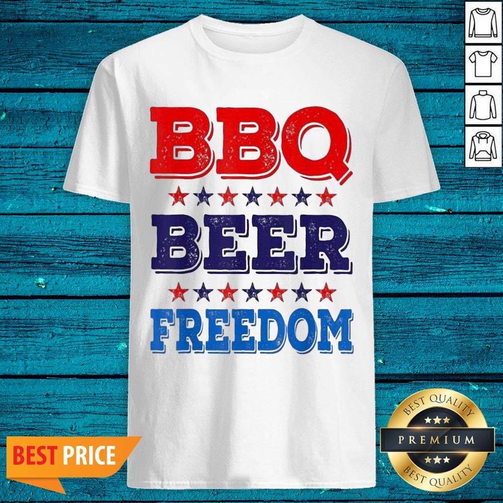 Super Nice BBQ Beer Freedom USA Shirt