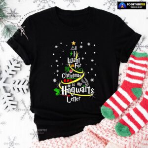 All I Want For Christmas Is My Hogwarts Letter Harry Potter T-Shirt