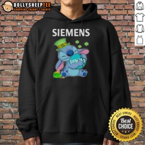 Alternative view of Awesome Stitch Hug Siemens Logo St. Patrick's Day T-Shirt